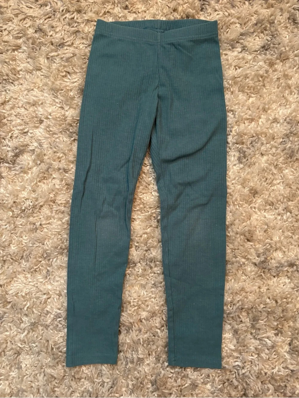 Old Navy Ribbed Leggings in Teal and Pink